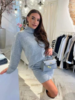 Online Alice Knitted Set Light Grey Sets