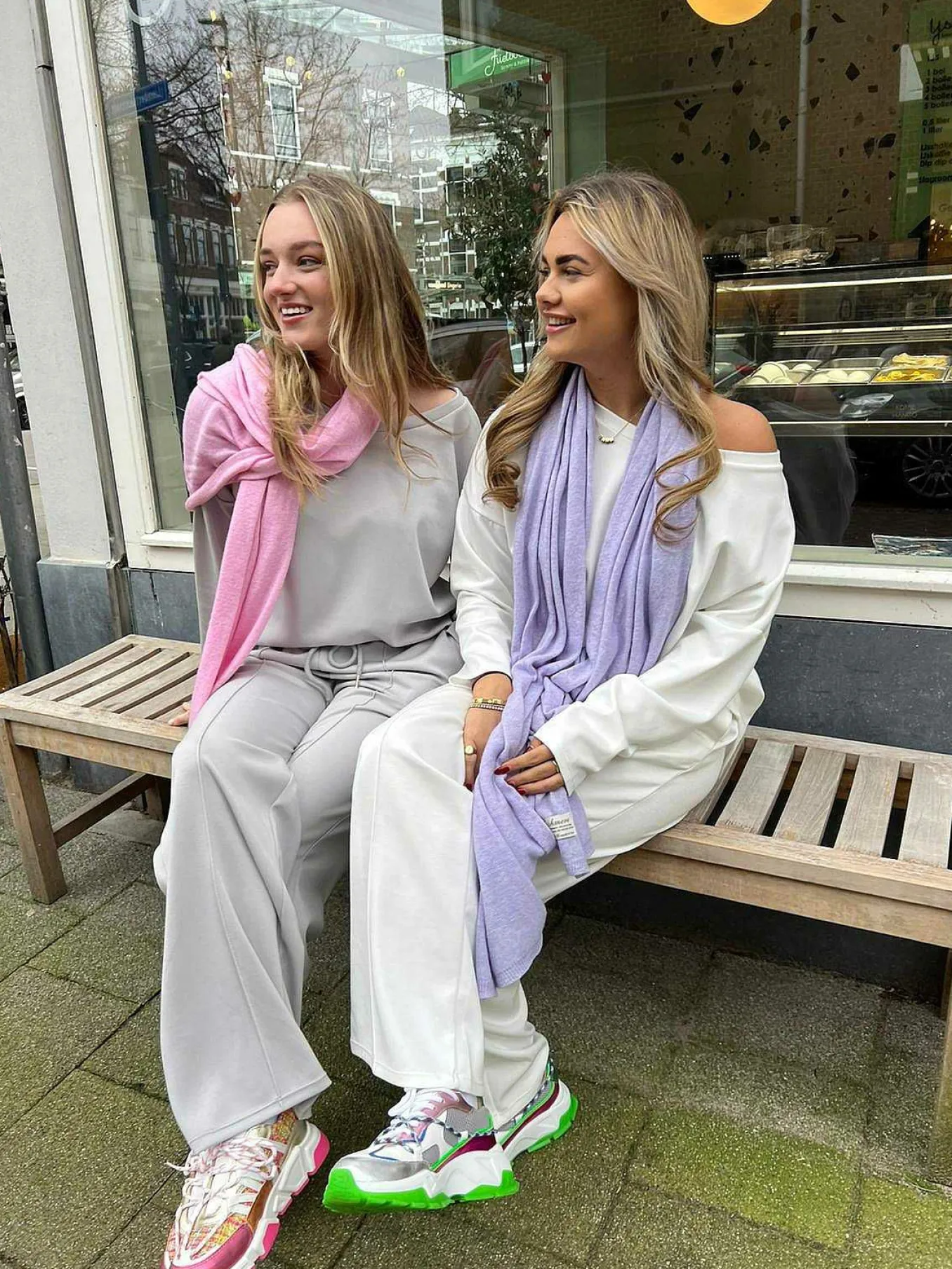 Fashion Alice Soft Comfy Set Off White Tops & Blousjes