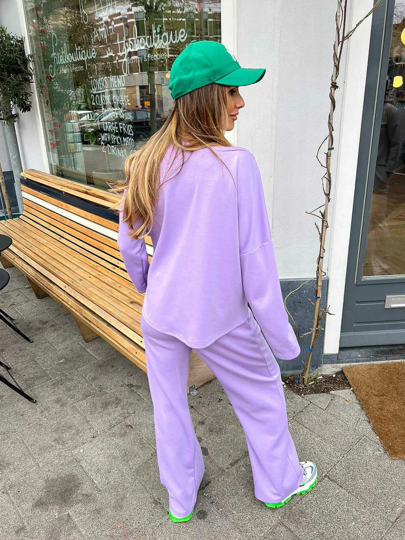 Flash Sale Alice Soft Comfy Set Purple Tops & Blousjes