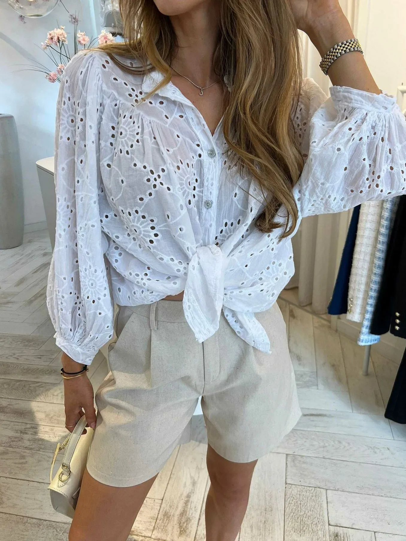 Store Anna Broderie Blouse Tops & Blousjes