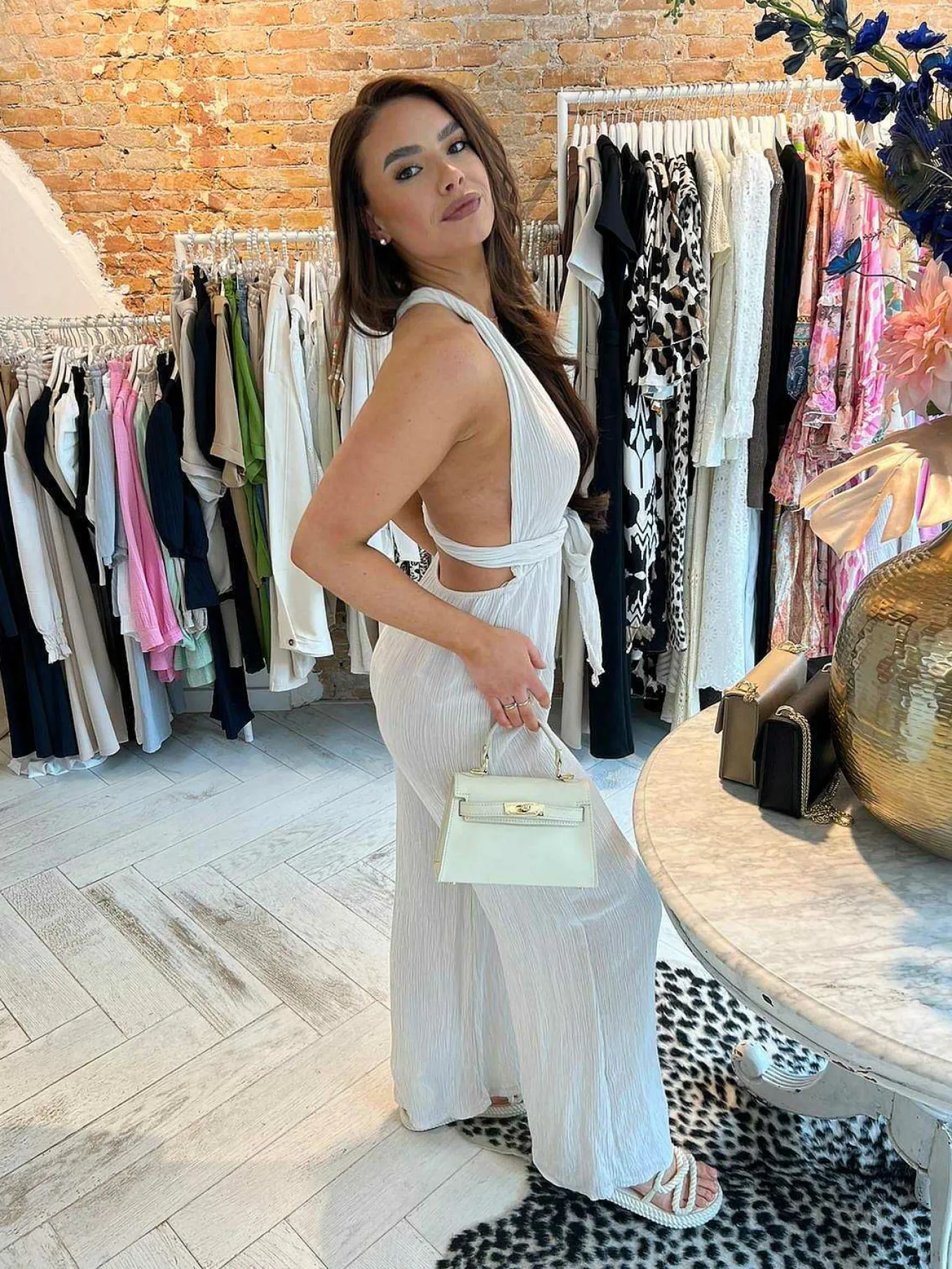 Store Annabel Jumpsuit Off White Jumpsuits