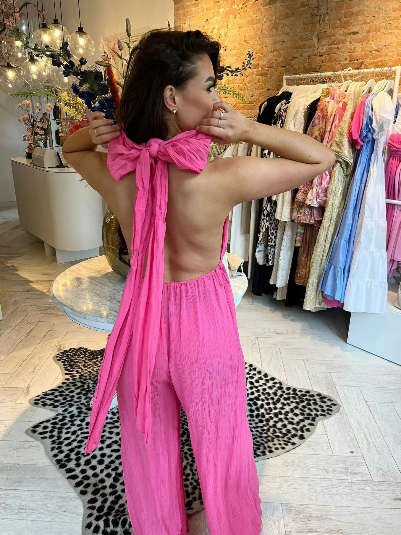 Online Annabel Jumpsuit Pink Jumpsuits