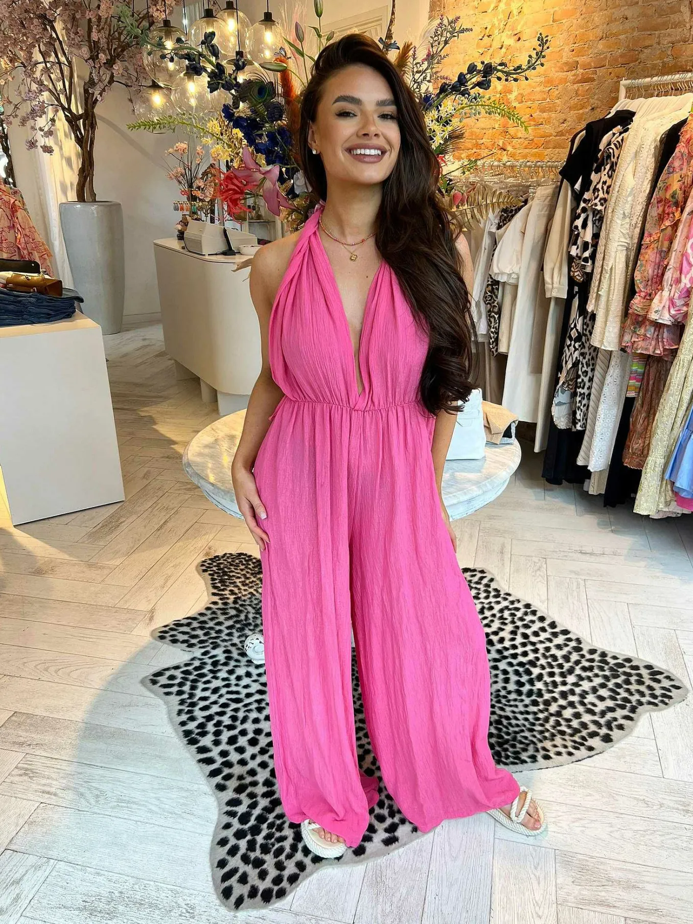 Online Annabel Jumpsuit Pink Jumpsuits