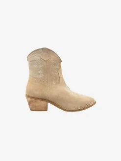 Cheap Babouche Anouk Western Boots Beige Laarzen