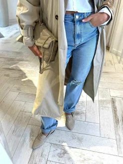 Cheap Babouche Loafers All Over Studs Beige Loafers