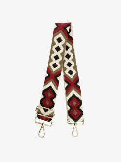 Best Bag Strap Big Aztec Red & Beige Riemen