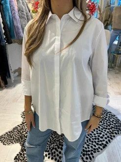 Outlet Basic Blouse White Tops & Blousjes