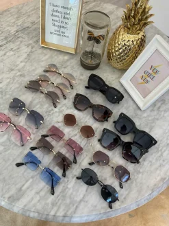 Sale Basic Sunglasses Black Zonnebrillen