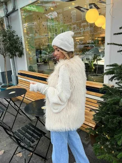 Cheap Beanie & Gloves Set Beige Mutsen & Sjaals