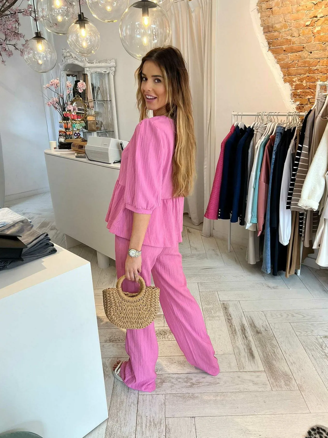 Store Belle Bow Set Fuschia Sets