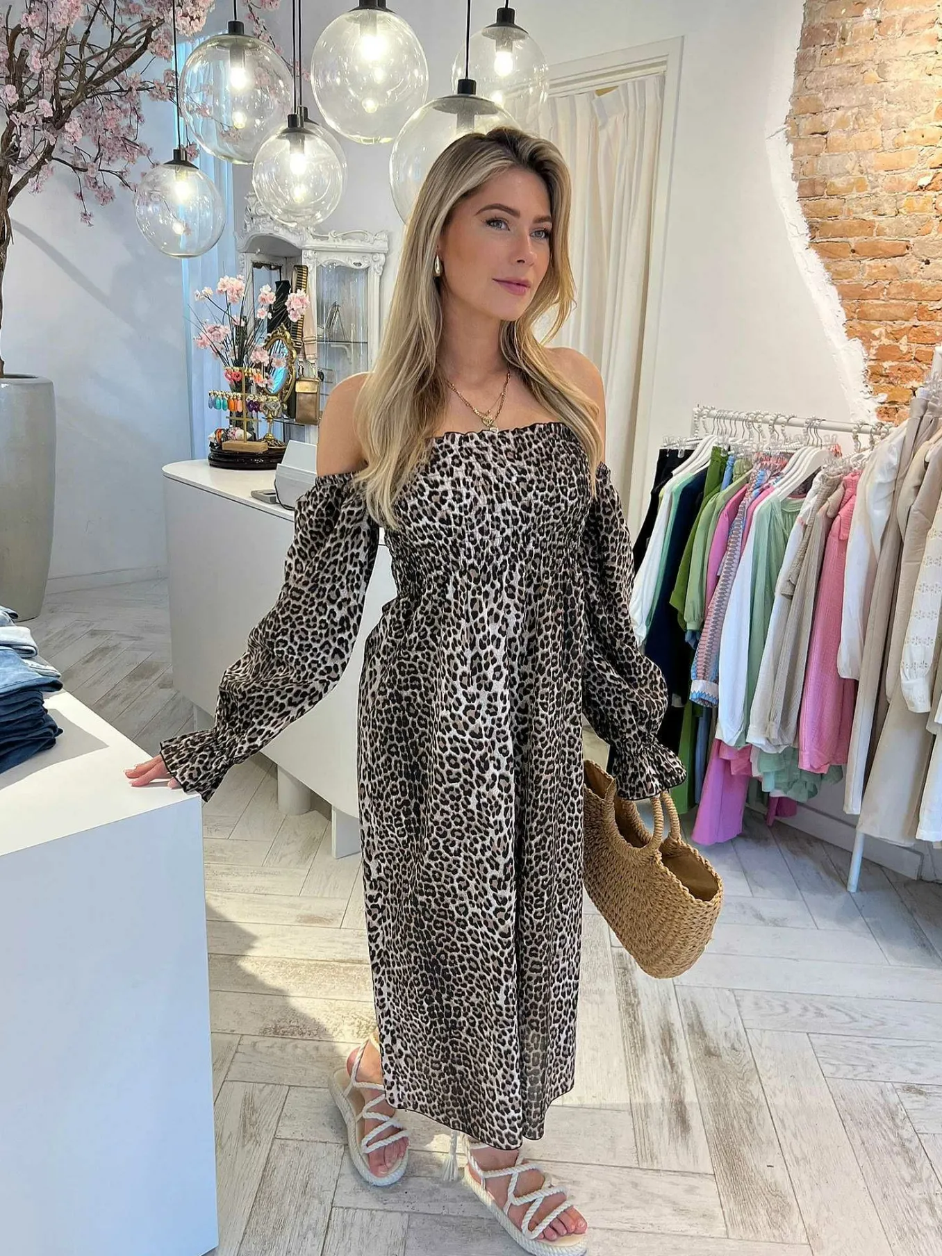 Fashion Bibi Maxi Dress Leo Jurken