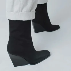 Best Bronx Maliboo Textured Heels Black Laarzen