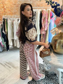 Flash Sale Cato 2 Delig Set Navy & Beige Sets