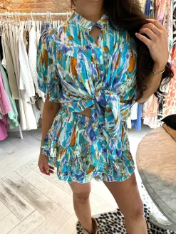 Shop Cato Ruffle Set Blue Sets