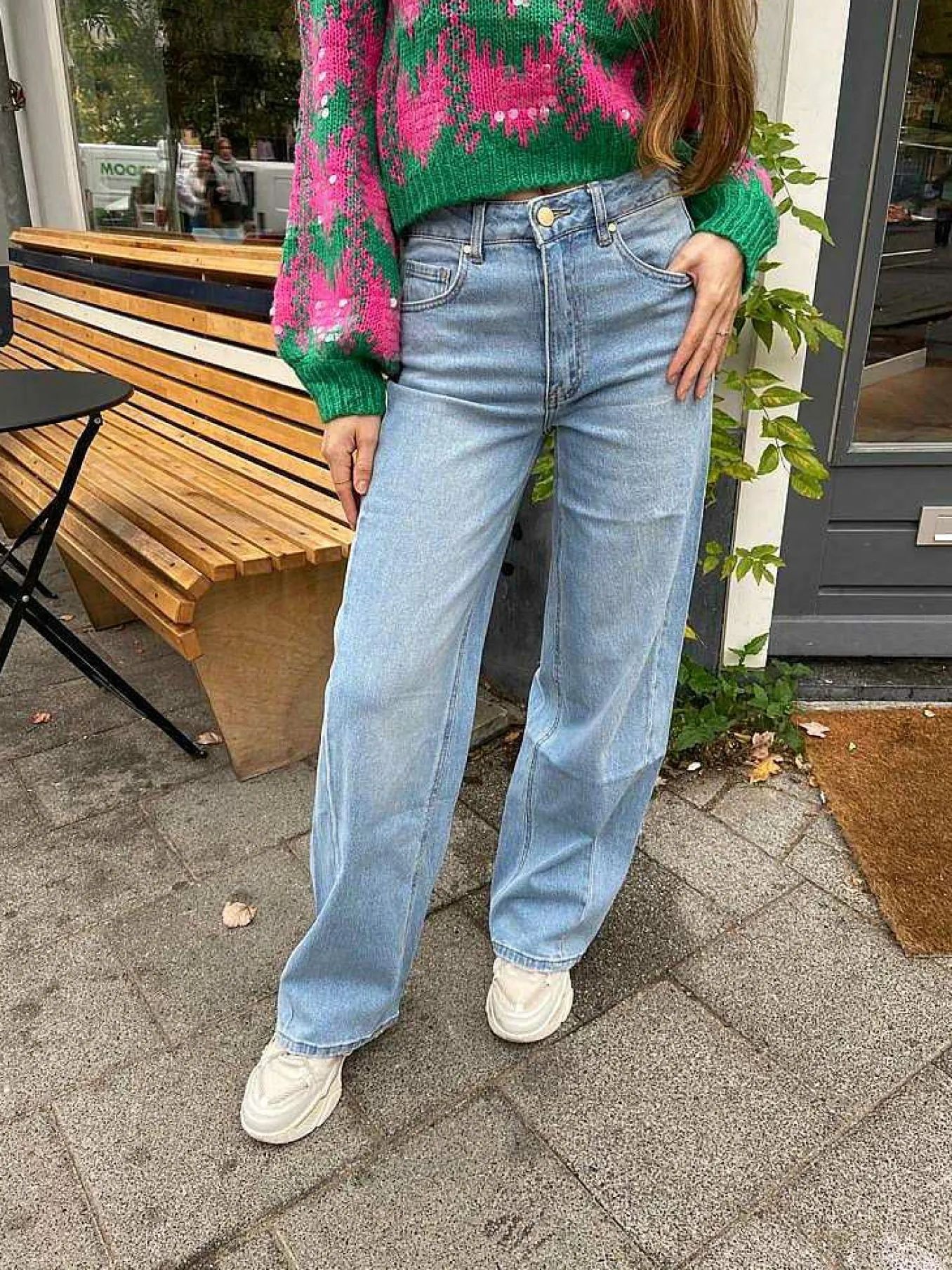 Flash Sale Chlo Wide Fit Jeans Blue Broeken
