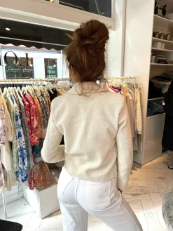 Sale Coco Tweed Jacket Beige Jassen