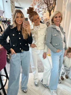 Online Coco Tweed Jacket Black Jassen