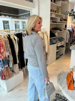 Cheap Coco Tweed Jacket Grey Jassen