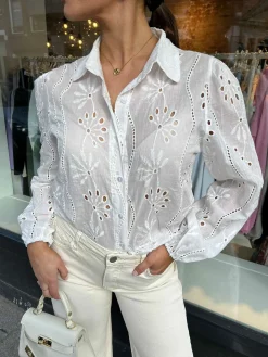 Online Dionne Broderie Blouse Tops & Blousjes