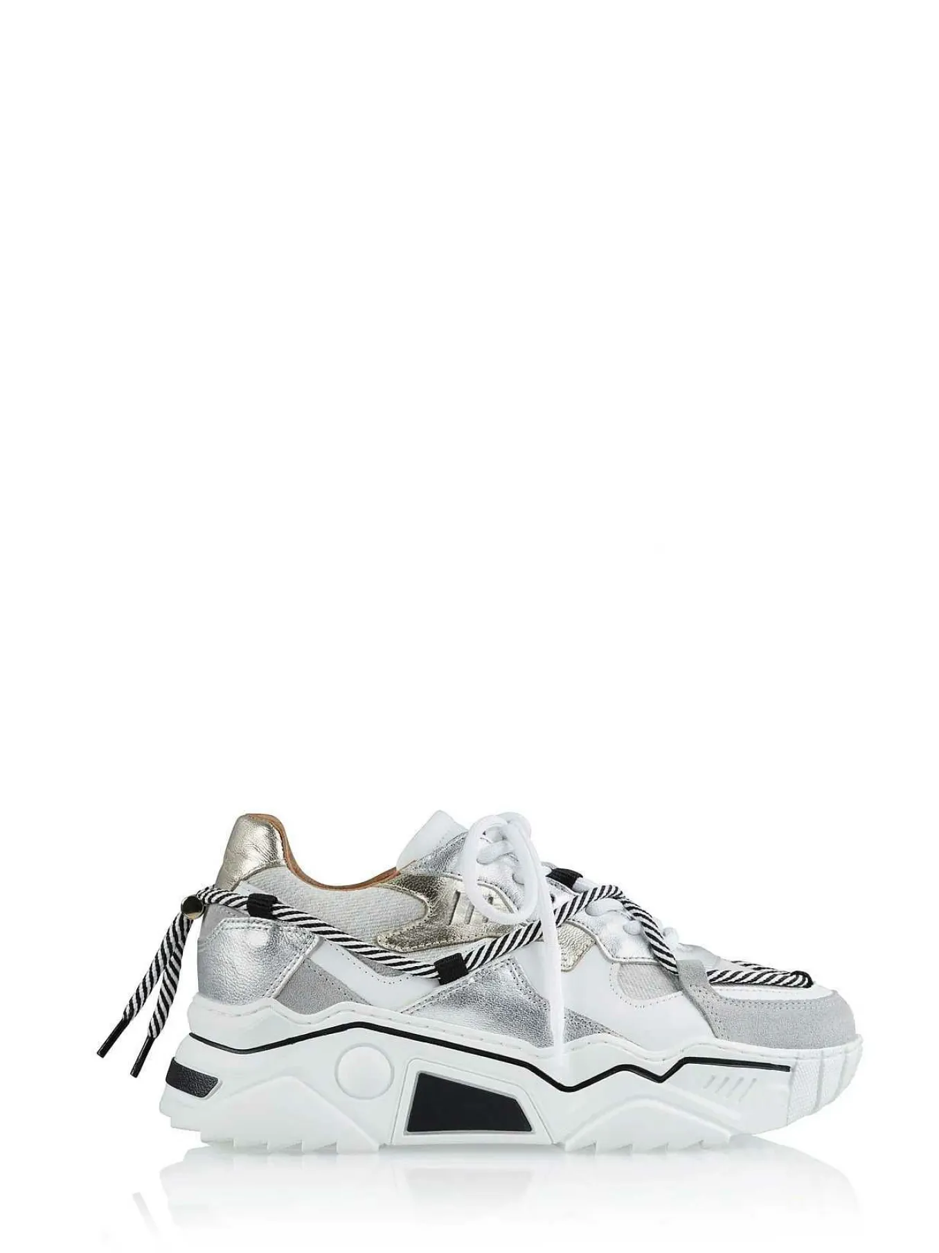 Clearance Dwrs Jupiter Sneakers Silver & Gold Sneakers