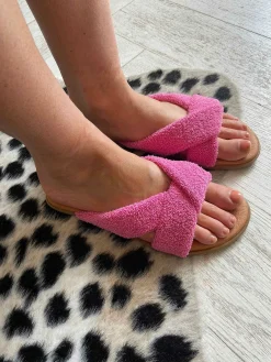 Discount Dwrs Tibet Slippers Terry Pink Sandalen & Slippers