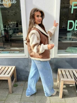 Store Emma Lammy Gilet Choco Gilets