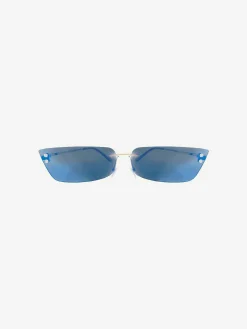 New Feline Sunglasses Blue Zonnebrillen