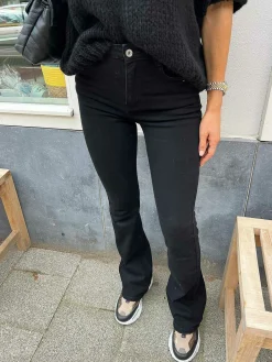 Sale Flared Jeans Black Broeken