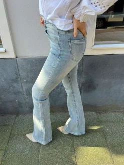 New Flared Jeans Old Blue Broeken