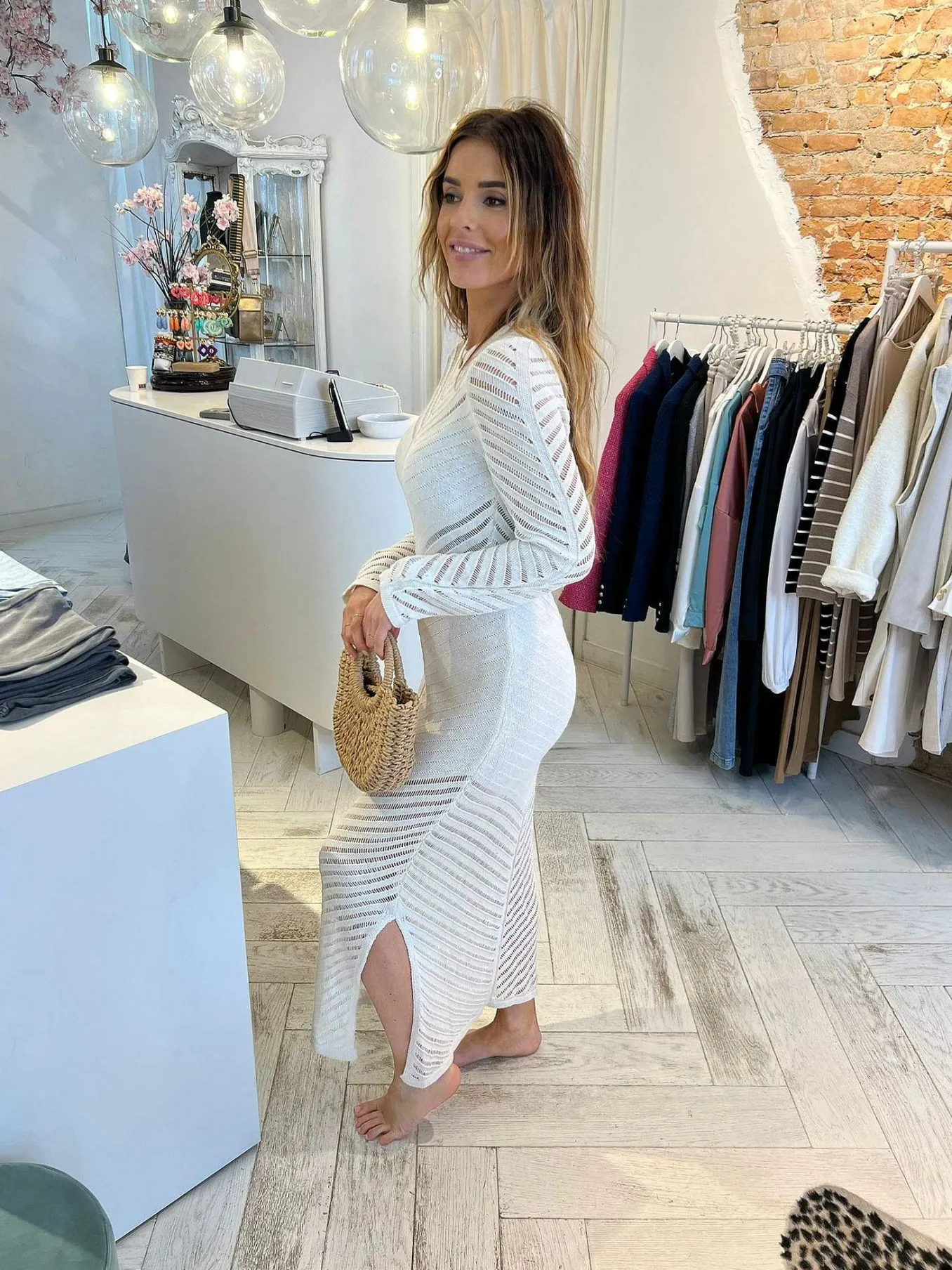 Clearance Fleau Maxi Dress Off White Jurken