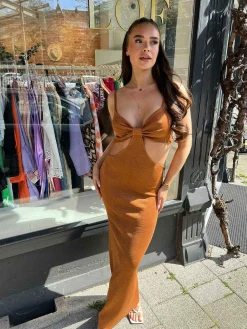 Flash Sale Gabriella Maxi Dress Terracotta Jurken