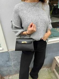 Cheap Grace Bag Black Tassen