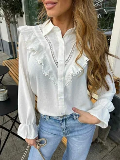 New Gracy Blouse White Tops & Blousjes