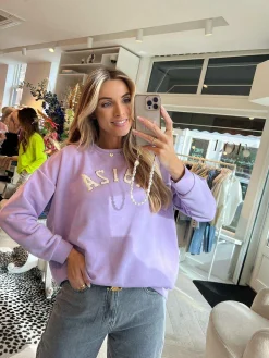 Store Ibiza Sweater Lila Truien