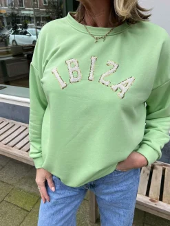 Best Ibiza Sweater Mint Truien