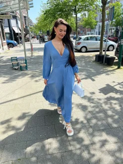 Fashion Indi Maxi Dress Blue Jurken