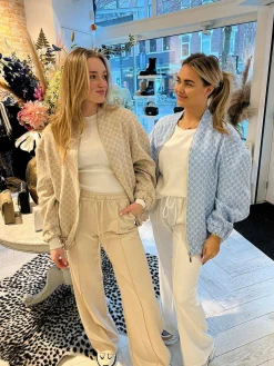 Shop Inspired Bomber Jacket Beige Jassen