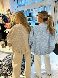 Sale Inspired Bomber Jacket Light Blue Jassen