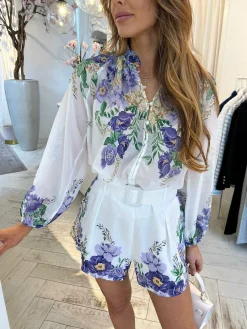 Discount Ivy Flower Set Purple Sets