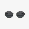Discount Jade Sunglasses Silver Black Zonnebrillen
