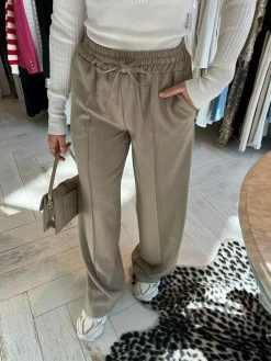 Clearance Jaimie Pantalon Taupe Broeken