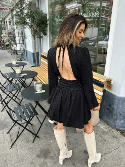 Store Jamie Heart Dress Black Jurken