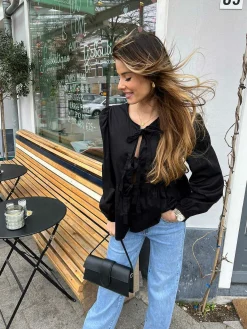 Store Jasmine Bag Light Black Tassen