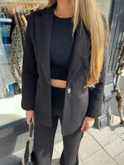 Cheap Jog Suit Set Black Sets