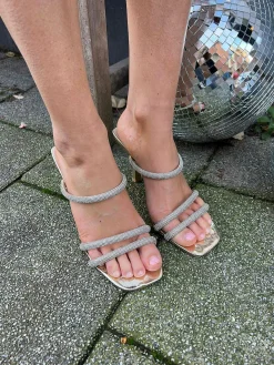 Outlet Katy Glitter Heels Gold Hakken