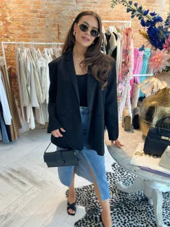 Hot Lara Blazer Black Blazers