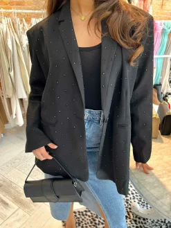 Hot Lara Blazer Black Blazers