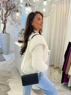 Outlet Laurie Bag Leather Black Tassen