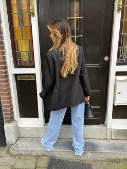 Shop Lima Oversized Blazer Black Blazers