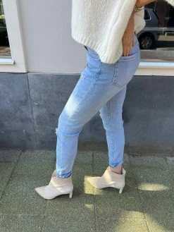 Best Sale Lisa Mom Jeans Blue Broeken